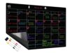 Magnetic Whiteboard Dry Erase Board Monthly Refrigerator Calendar