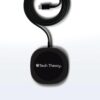 Magnetic Wireless Charger 2-in-1 – Tech Theory 15W Fast Charging PowerMag with Kickstand, Strong MagHold Alignment, Vertical/Horizontal Stand & Compact Travel Design, Built-in USB-C Cable (Black)
