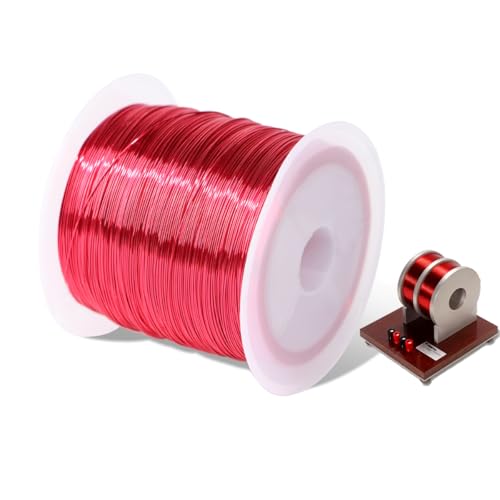 Magnet Wire - Enameled Copper Wire - 3.5 oz, Enameled Magnet Winding Wire Used for Transformers Inductors Temperature Rating 155℃(311℉) (28AWG/100g)