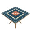 Mahjong Playing Mat 31.5x31.5 Inch Anti-Slip Noise-Reducing with Rules