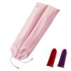Mahjong Rack Bag, Velvet 4-Compartment Storage for 17-19 Inch Racks, Pink