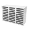 Mail Sorter Organizer, 27 Slots Compartments Literature Organizer Storage