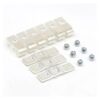 Main Contact Kit 3TY7480-0A 3TF48 Contactor Moving and Static Contact Set Spare Parts CJX1-75/22 Accessories Replacement (Red)