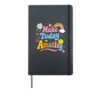 Make Today Amazing Growth Mindset Motivational Saying Quote Hardcover Journal, Black