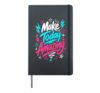 Make Today Amazing Growth Mindset Motivational Saying Quote Hardcover Journal, Black