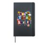 Make Today Amazing Growth Mindset Motivational Saying Quote Hardcover Journal, Black