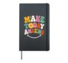 Make Today Amazing Growth Mindset Motivational Saying Quote Hardcover Journal, Black