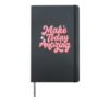 Make Today Amazing Growth Mindset Motivational Sayings Hardcover Journal, Black