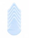 Makeup Powder Puffs Light Blue Set of 6