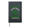 Malarkey Sarcasm Shenanigans Lucky Family Saint Paddy's Day Hardcover Journal, Black