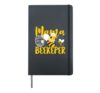 Mama Beekeeper Cute Bee Hardcover Journal, Black