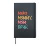 Mama Mommy Mom Bruh Funny Mothers Day From Son Hardcover Journal, Black