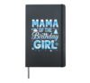 Mama Of The Birthday Girl Snowflakes Winter Family Matching Hardcover Journal, Black