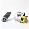 MANGOGO Smart Car Dashboard Robot Ornament, Bundle with Foldable Solar Panel Powered Base (Yellow, Racing Sets)