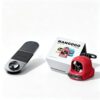 MANGOGO Smart Car Dashboard Robot Ornament, Bundle with Foldable Solar Panel Powered Base (Red, Racing Sets)