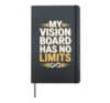 Manifestation Vision Board Goal Setting Dream Big Visualize Hardcover Journal, Black