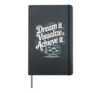 Manifestation Vision Board Goal Setting Dream Big Visualize Hardcover Journal, Black