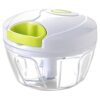 Manual Food Chopper, 17 oz Vegetable Chopper with Hand Pull Mincer String for Garlic and Onions, Portable Food Processor with Thickened Bowl for Home Kitchen, 4.7 x 3.1 in