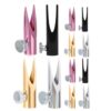 Manual Pencil Sharpener Aluminum Alloy with U Shaped Slots 12pcs