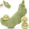 MaoGoLan Pea Plush Toys Veggie Playset Stuffed Vegetables Kids Party Favors
