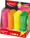 Maped - Fluo Peps - Liquid highlighters - Fluorescent glitter - 12 count