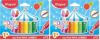 Maped Color'Peps My First Jumbo Triangular Wax Crayons, Pack of 24