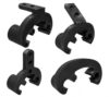 Marble Run Track Clips 1/4 Inch Tubing Rail Construction Set, White
