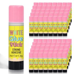 Marhpveua 100 Pcs 0.32 oz Back to School Glue Sticks