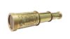 Maritime Treasures 6 Inch Vintage Nautical Spyglass Telescope, Antique Brass Finish Engraved Marine Telescope, Classic Decorative Telescope for Nautical Decor, Collectors and Gifts