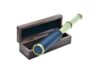 Maritime Treasures Vintage Nautical Spyglass Telescope with Wooden Storage Box, Brass Finish Collapsible Telescope with Leather Grip, Decorative Marine Telescope for Collectors and Home Decor