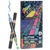 Markers For Art - Double-Tip Fine Brush Heads | Glitter Effect Marker