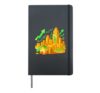 Market Arrows City Wealth Vision Hardcover Journal, Black