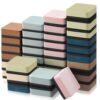 Marspark 48 Pack Mini Magnetic Whiteboard Eraser for Classroom Mini Dry Erase Board Erasers 6 Morandi Color Aesthetic Teacher Supplies Chalkboard Cleansers for School Classroom Office 2 x 2 Inch