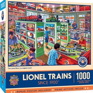 MasterPieces 1000 Piece Jigsaw Puzzle for Adults, Family, Or Youth - The Lionel Store - 19.25"x26.75"