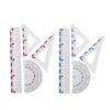 Math Geometry Set Includes Mathematics Drawing Ruler Straight Ruler Set Square Protractor Geometry Drafting Tool Classroom Safe Drawing Tool