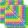 Math Pop Board, 12X12 Multiplication & Addition Tables, STEM Sensory Toy