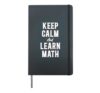 Math Teacher Nerd Student Formula Equation Keep Calm And Hardcover Journal, Black
