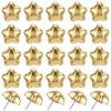 Matwsec 20PCS Star Push Pins Gold Star Thumb Tacks