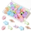 Matwsec 30 Pcs Star Push Pins, 6 Colored Cute Thumb Tacks