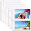 MaxGear 100 Pack 5x7 Photo Sleeves for 3 Ring Binder, 30 Pack 4x6 Photo Album Pages for 3 Ring Binder