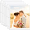 MaxGear 100 Pack 8x10 Photo Sleeves for 3 Ring Binder, 30 Pack 4x6 Photo Album Pages for 3 Ring Binder