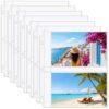 MaxGear 200 Pack 5x7 Photo Sleeves for 3 Ring Binder, 30 Pack 8x10 Photo Album Pages for 3 Ring Binder