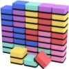 MaxGear Dry Erase Erasers, 48 Pack Magnetic Whiteboard Erasers, 6 Colors