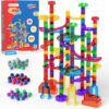 MaxTronic Marble Run, 150 Pcs Marble Maze Race Building Blocks Toy Game & STEM Learning Toys Christmas Birthday Gift for Kids Aged 3-12