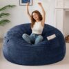 MAXYOYO Bean Bag Chair, Soft Bean Bag Sofa with Supportive Foam Filling