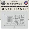 MAZE OASIS - 5X Faster Drying - Premium Stone Bath Mat – Absorbent Diatomaceous Earth Bath Mats for Bathroom Non Slip – Rapid Dry Stone Bathmat & Shower Floor Mat – Serenity Sterling
