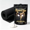 MEARCOOH Eva Foam Sheet Black 5mm and Modeling Air Dry Foam Clay White 300g (10.58oz)