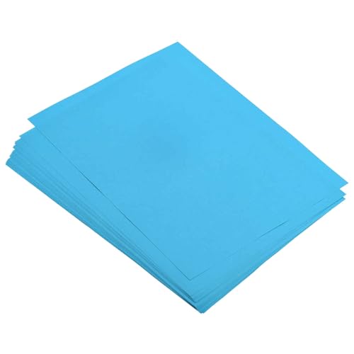 MECCANIXITY 100 Sheets Colored Copy Paper 8.3 x 11.7 Inch Printer Paper 80gsm Lake Blue for Office Printing, Document Copying, Invitations, Forms, Art Projects