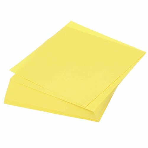 MECCANIXITY 125 Sheets Origami Paper Double Sided 6x6 Inch(15x15cm) Square Sheet for Art Craft Project, Beginners, Gifts Decor, Fluorescent Yellow