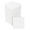 MECCANIXITY 200 Sheets Blank Index Cards, 2"x2" Double Sided Thick Cardstock 350gsm Rounded Corner Study Flash Cards for Learning Playing Note Gift Tags DIY Paper Crafts, White
